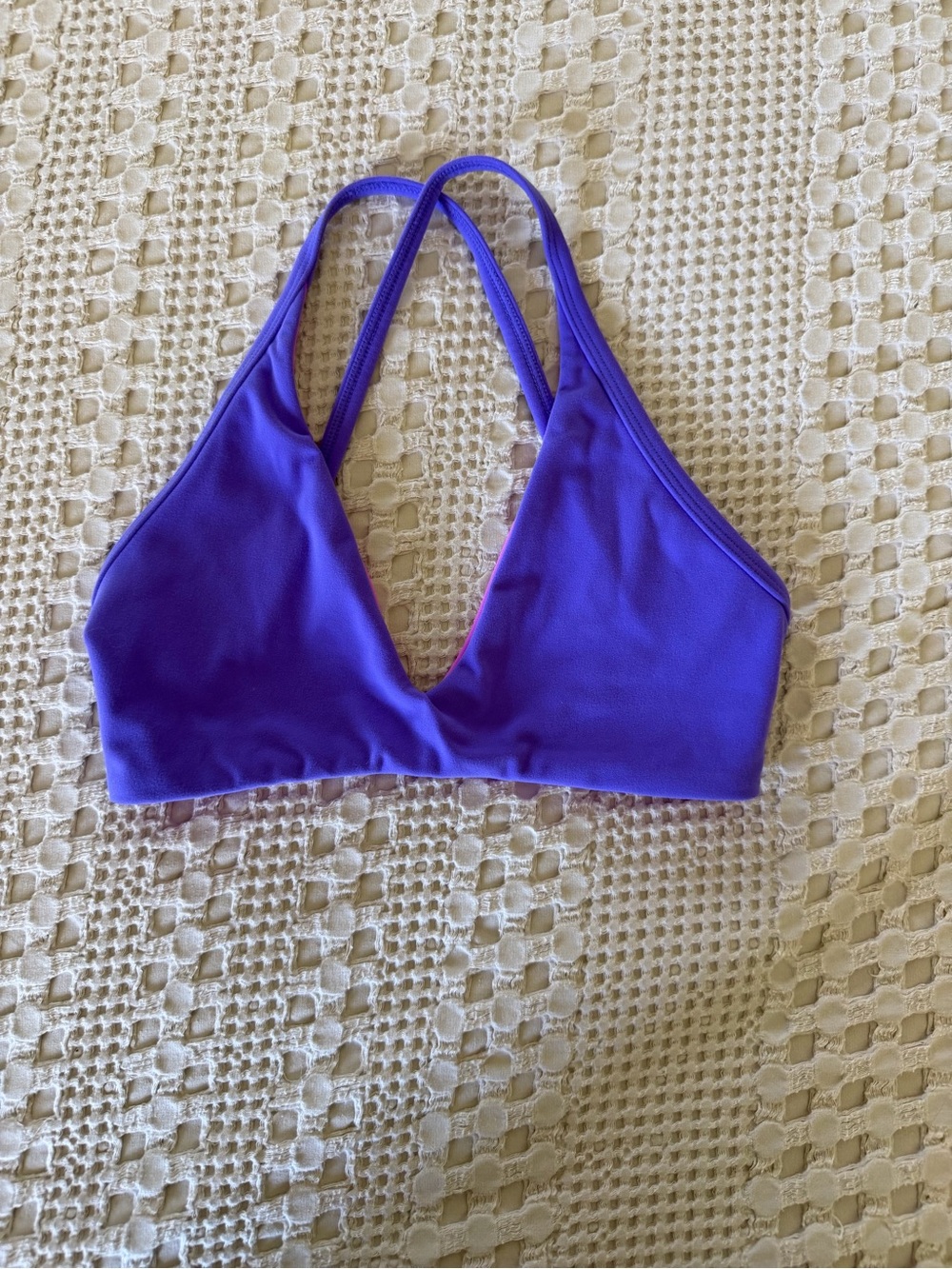 BuffBunny reversible Purple Sports Bra